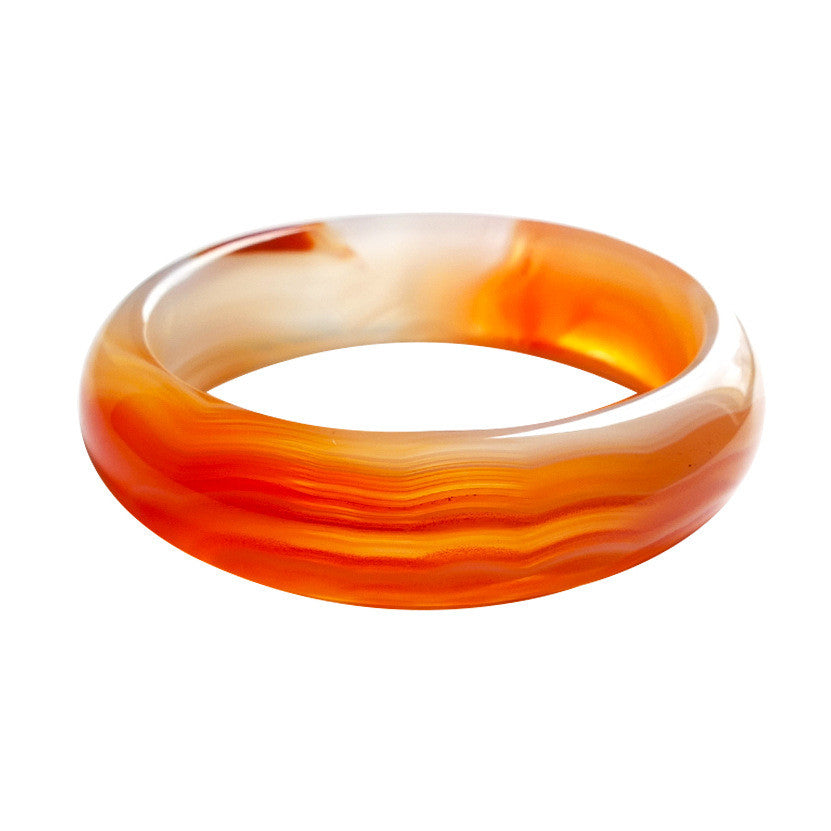 Factory direct supply Brazil natural agate bracelet normal version thick agate chalcedony bracelet small wholesale explosion