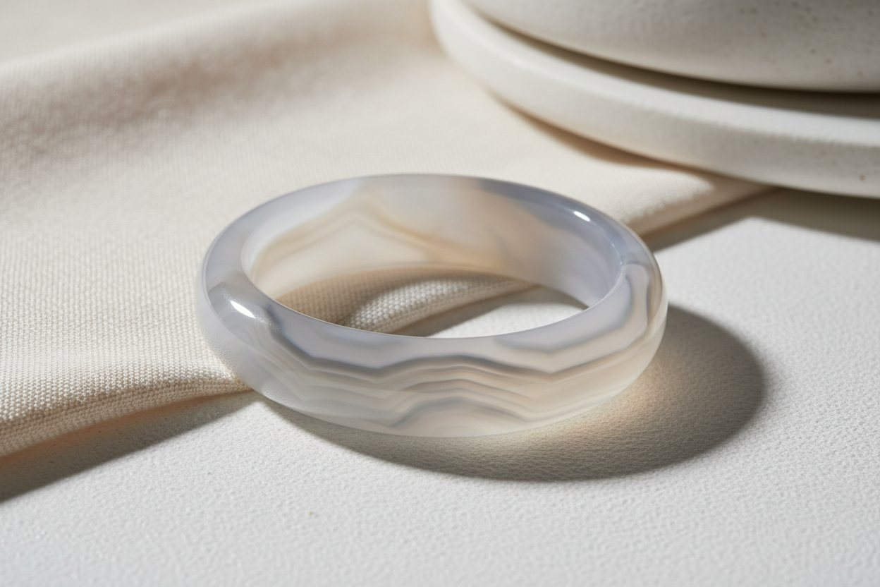 Ethereal Agate Bangle